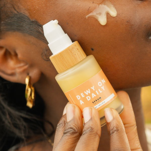 FOR DRY AND SENSITIVE SKIN - ECZEMA SKIN-FRIENDLY Black Women, Asian Women, BIPOC Woman Improve your skin barrier with Touch Radiance plant-based serums Woman-Owned Skincare Company Montreal Canada skin barrier vitamin c serum musroom extract ceramides collagen